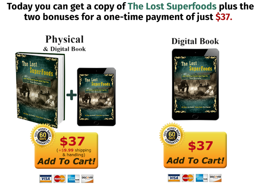 Buy The Lost SuperFoods Book