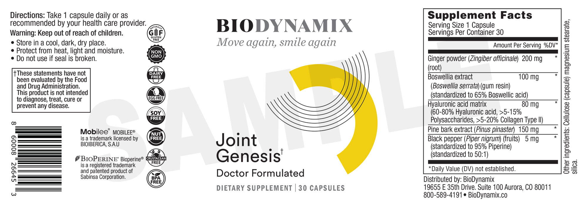 Joint Genesis Possible Side Effects and Precautions