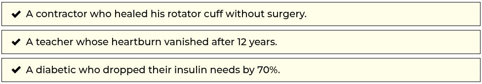 Nature's Armor Field Healer's Bible Real-Life Testimonials